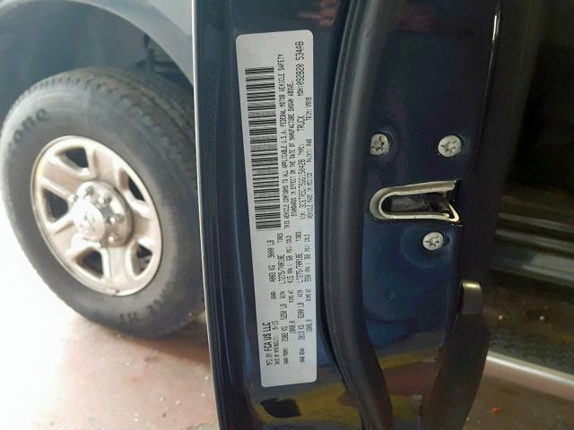 3C6TR5DT5GG150428 - 2016 RAM 2500 SLT Boz foto 10