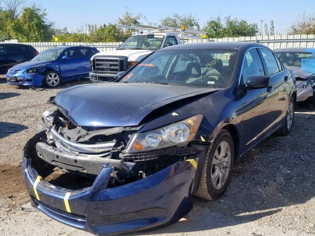 1HGCP2F43CA086886 - 2012 HONDA ACCORD LXP BLUE photo 2