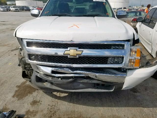 3GCPCSE02BG138289 - 2011 CHEVROLET SILVERADO WHITE photo 7