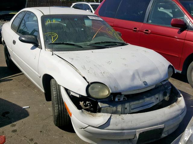 1B3ES42C5WD508739 - 1998 DODGE NEON HIGHL WHITE photo 1