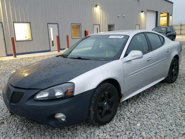 2G2WP522641259057 - 2004 PONTIAC GRAND PRIX SILVER photo 2