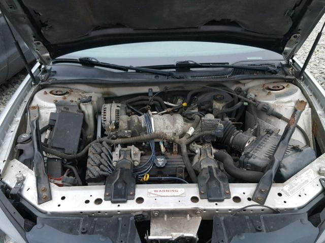 2G2WP522641259057 - 2004 PONTIAC GRAND PRIX SILVER photo 7