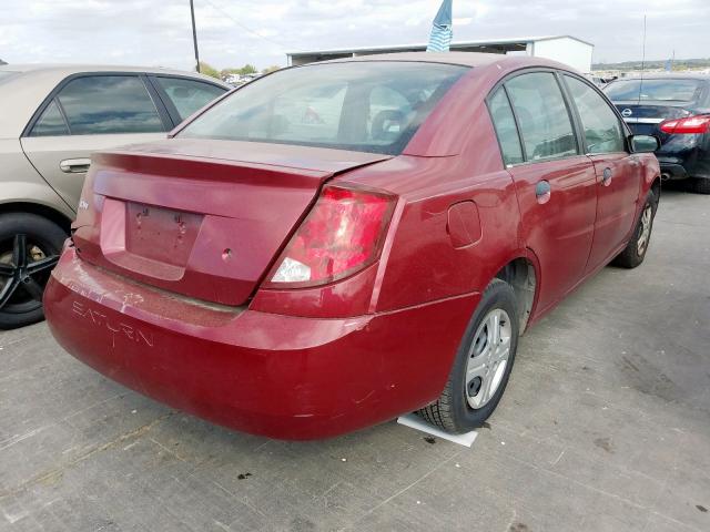 1G8AG54F65Z146850 - 2005 SATURN ION LEVEL BURGUNDY photo 4