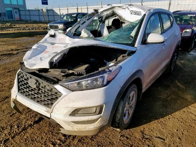 KM8J2CA43KU910573 - 2019 HYUNDAI TUCSON SE WHITE photo 2