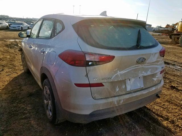 KM8J2CA43KU910573 - 2019 HYUNDAI TUCSON SE WHITE photo 3