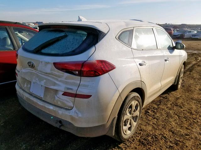 KM8J2CA43KU910573 - 2019 HYUNDAI TUCSON SE WHITE photo 4