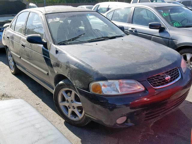 3N1BB51D81L109783 - 2001 NISSAN SENTRA SE BLACK photo 1