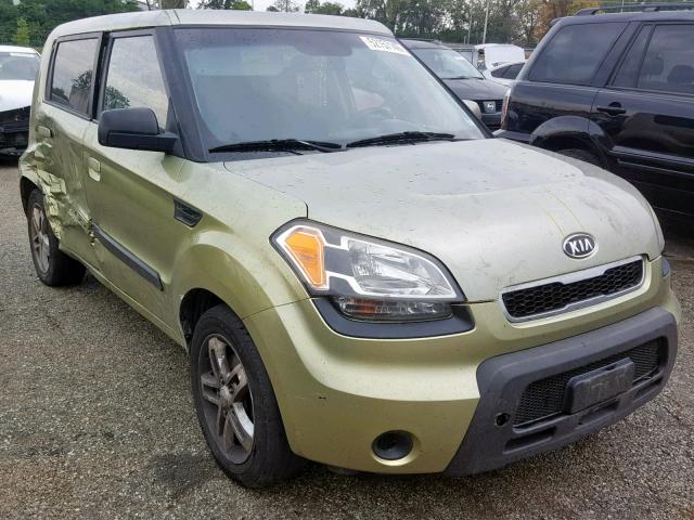 KNDJT2A22A7125095 - 2010 KIA SOUL + GREEN photo 1