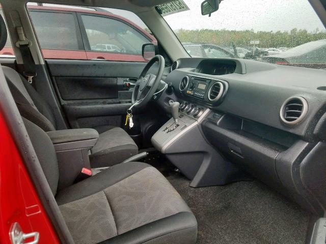 JTLZE4FE3DJ034439 - 2013 TOYOTA SCION XB წითელი ფოტო 5