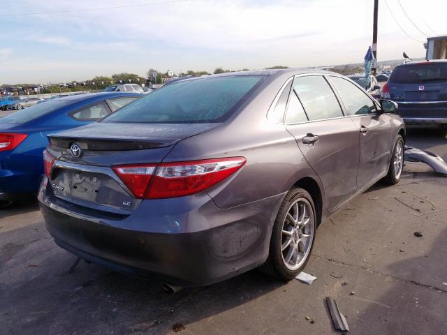 4T1BF1FK1GU250044 - 2016 TOYOTA CAMRY LE CHARCOAL photo 4