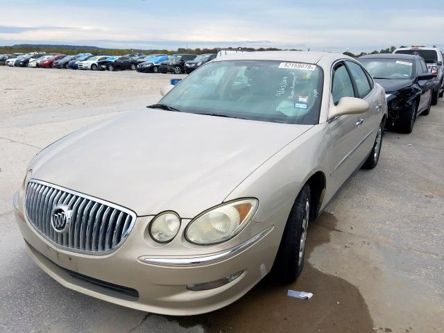 2G4WC582381173172 - 2008 BUICK LACROSSE C BEIGE photo 2