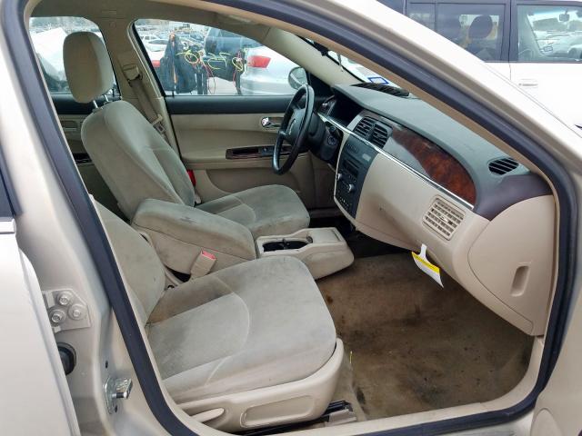 2G4WC582381173172 - 2008 BUICK LACROSSE C BEIGE photo 5