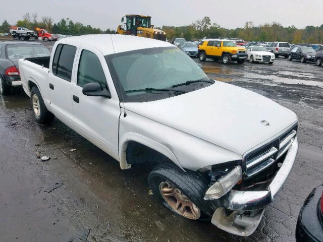 1D7HL48X33S341930 - 2003 DODGE DAKOTA QUA WHITE photo 1