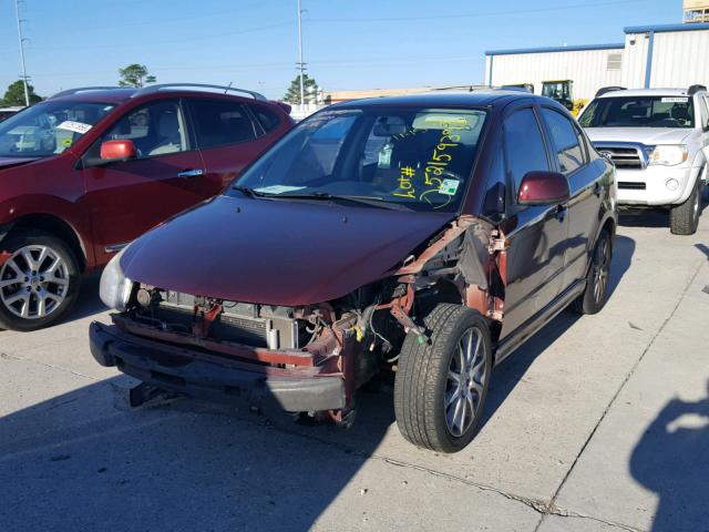 JS2YC414885103626 - 2008 SUZUKI SX4 RED photo 2