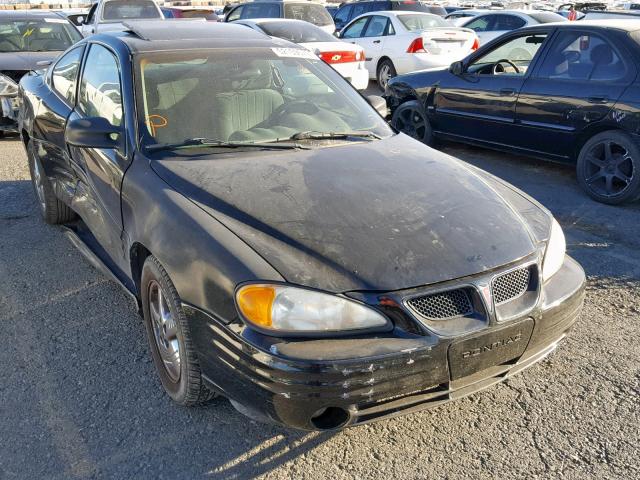 1G2NF12F42C297534 - 2002 PONTIAC GRAND AM S BLACK photo 1