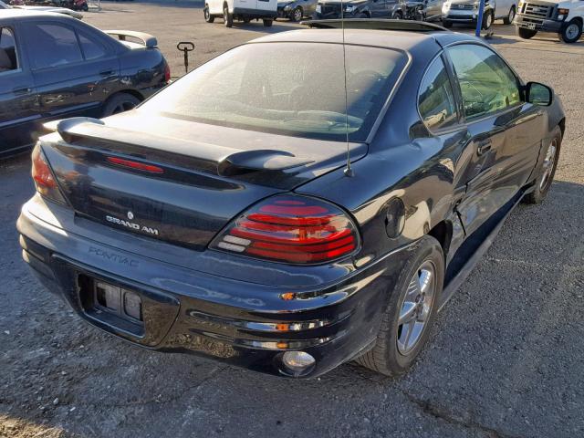 1G2NF12F42C297534 - 2002 PONTIAC GRAND AM S BLACK photo 4