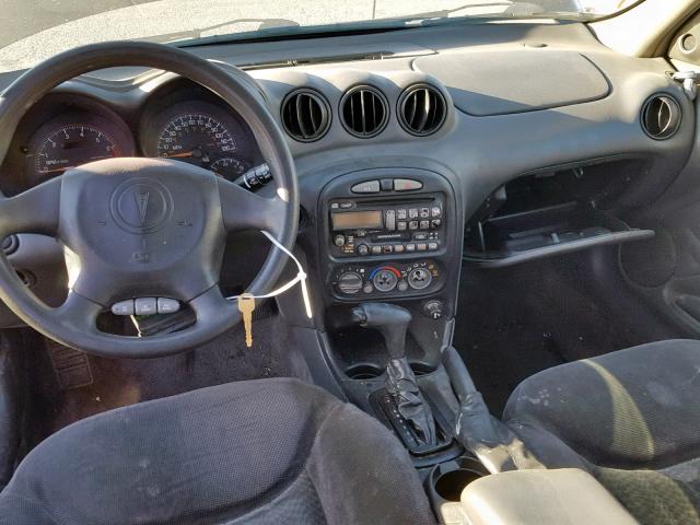 1G2NF12F42C297534 - 2002 PONTIAC GRAND AM S BLACK photo 9