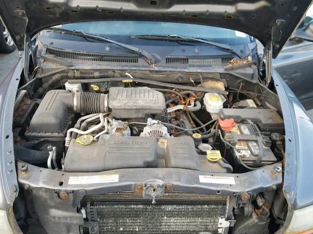 1D7HG48N04S537263 - 2004 DODGE DAKOTA QUA GRAY photo 7