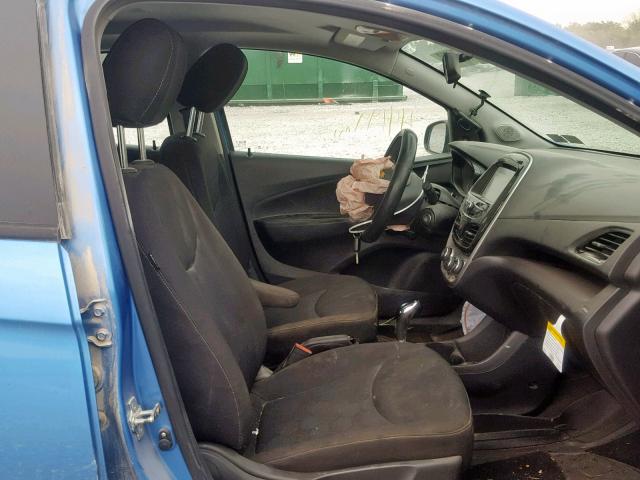 KL8CB6SAXGC607721 - 2016 CHEVROLET SPARK LS BLUE photo 5