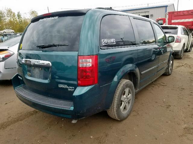 2D8HN54119R535461 - 2009 DODGE GRAND CARA TEAL photo 4