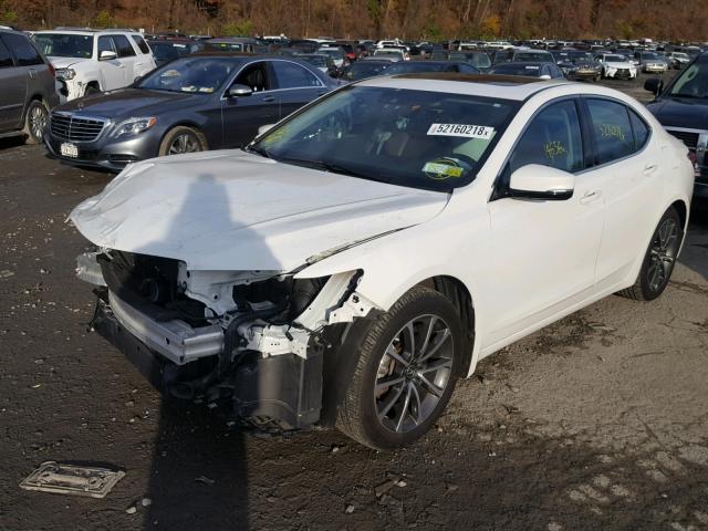 19UUB3F58GA001807 - 2016 ACURA TLX TECH WHITE photo 2