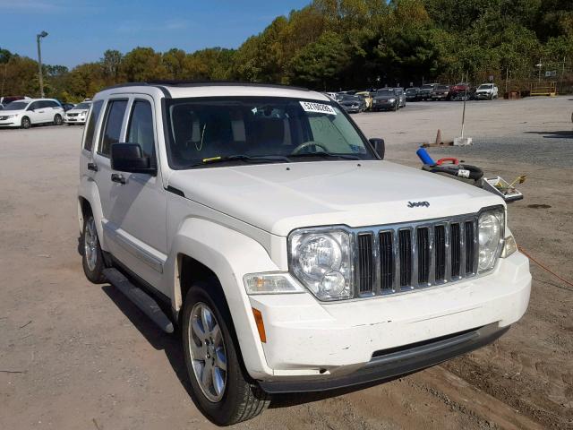 1J8GN58K78W113013 - 2008 JEEP LIBERTY LI WHITE photo 1