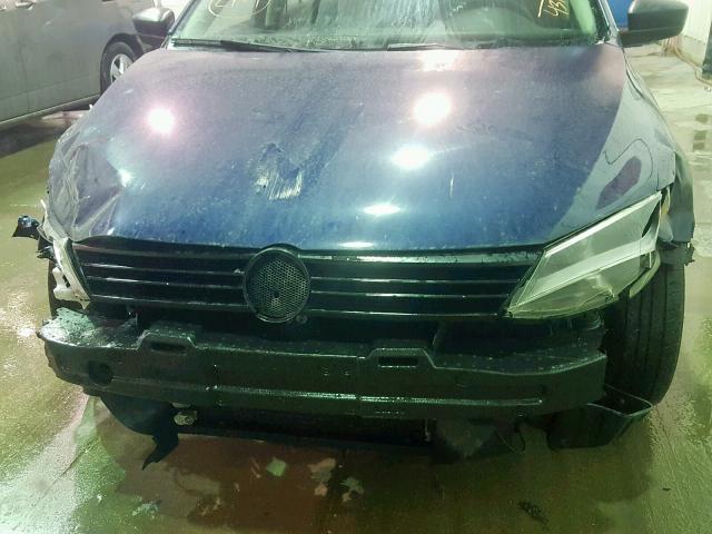 3VW2K7AJXDM304312 - 2013 VOLKSWAGEN JETTA BASE BLUE photo 9