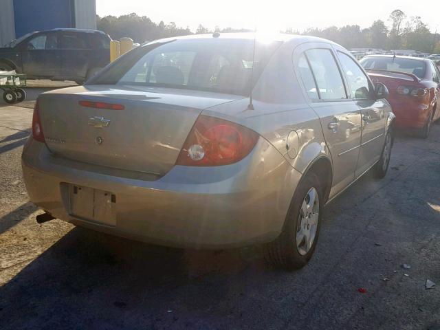 1G1AL58F887247537 - 2008 CHEVROLET COBALT LT GOLD photo 4