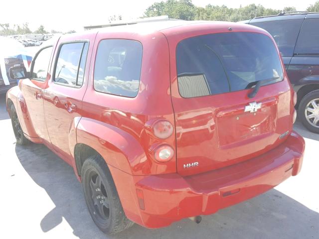 3GNBABFWXBS608348 - 2011 CHEVROLET HHR LT RED photo 3