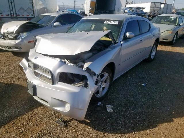 2B3CA3CV5AH307813 - 2010 DODGE CHARGER SX SILVER photo 2