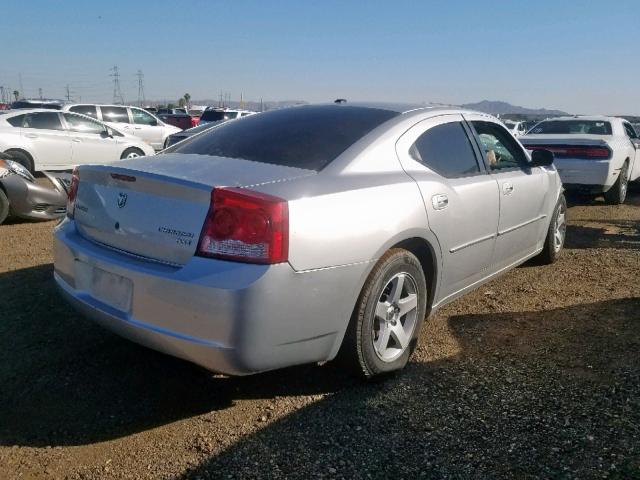 2B3CA3CV5AH307813 - 2010 DODGE CHARGER SX SILVER photo 4