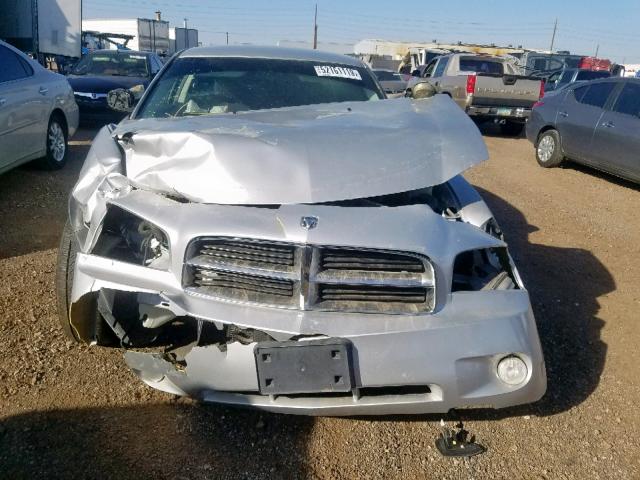 2B3CA3CV5AH307813 - 2010 DODGE CHARGER SX SILVER photo 9