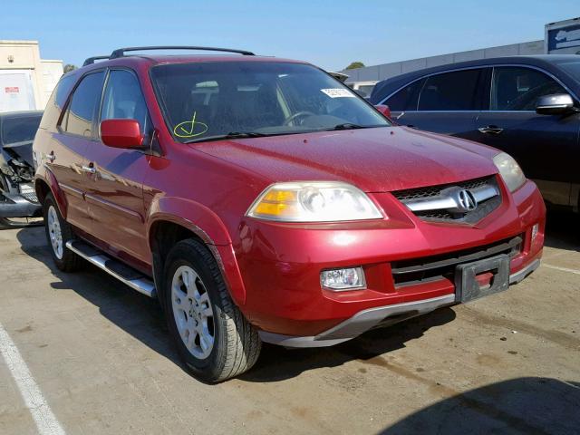 2HNYD18904H532618 - 2004 ACURA MDX TOURIN RED photo 1