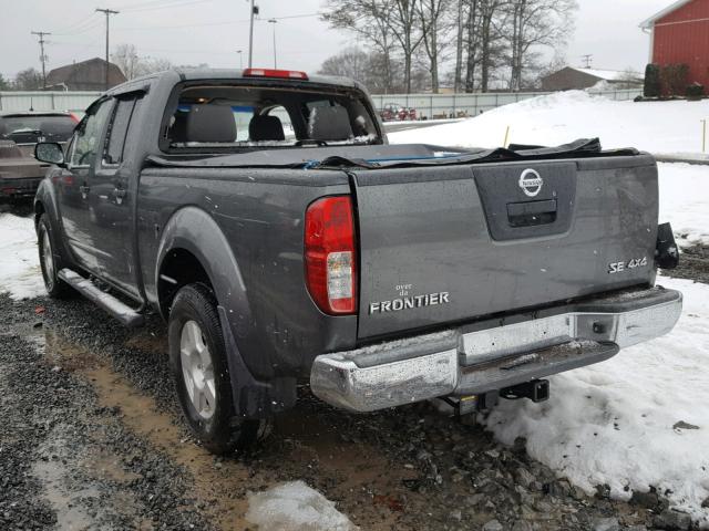 1N6AD09W77C432252 - 2007 NISSAN FRONTIER C GRAY photo 3