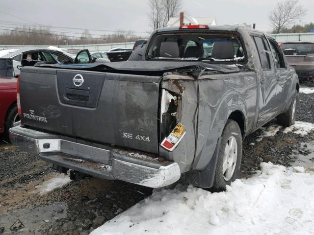 1N6AD09W77C432252 - 2007 NISSAN FRONTIER C GRAY photo 4