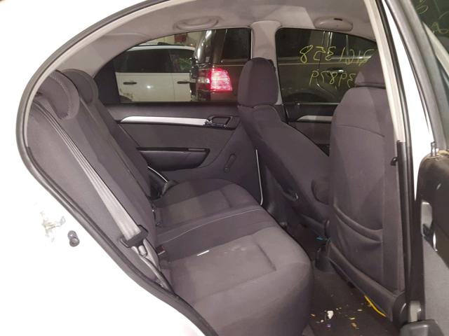 KL1TD56E89B349286 - 2009 CHEVROLET AVEO LS WHITE photo 6