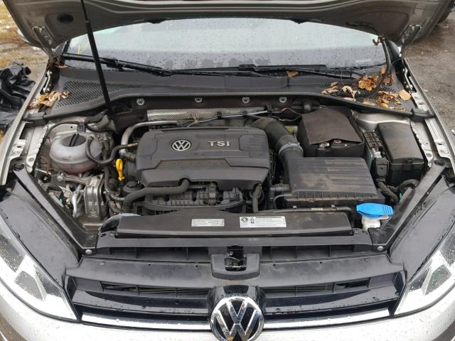 3VW117AU4GM055177 - 2016 VOLKSWAGEN GOLF S SILVER photo 7