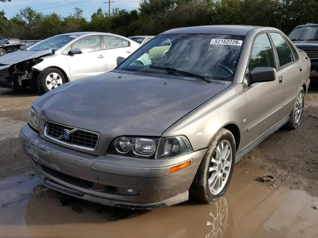 YV1VS27554F045039 - 2004 VOLVO S40 1.9T GRAY photo 2