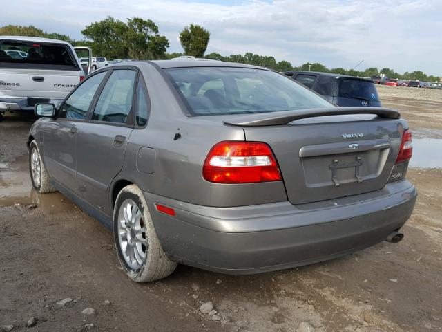 YV1VS27554F045039 - 2004 VOLVO S40 1.9T GRAY photo 3