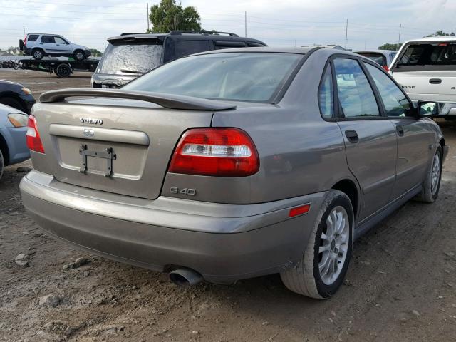 YV1VS27554F045039 - 2004 VOLVO S40 1.9T GRAY photo 4