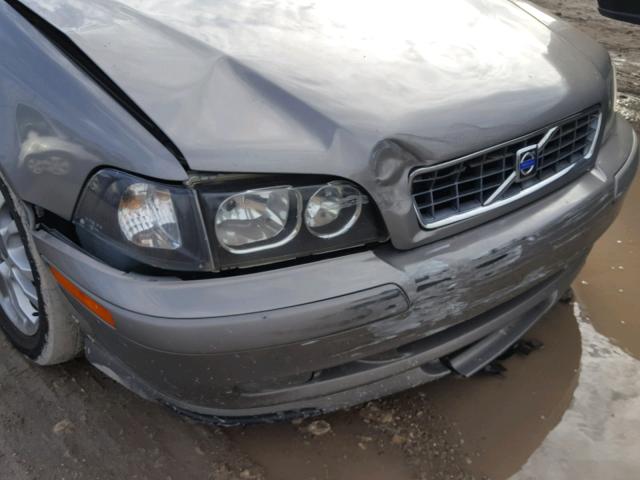 YV1VS27554F045039 - 2004 VOLVO S40 1.9T GRAY photo 9