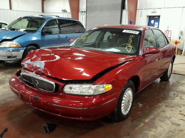 2G4WS52JX31297905 - 2003 BUICK CENTURY CU RED photo 2