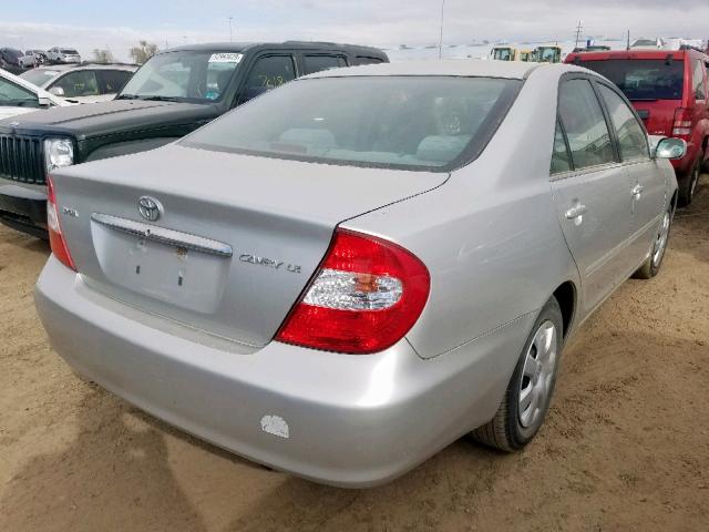 4T1BE32K72U062738 - 2002 TOYOTA CAMRY LE SILVER photo 4