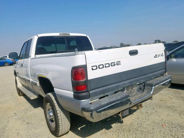 1B7KF23W0WJ168825 - 1998 DODGE RAM 2500 WHITE photo 3