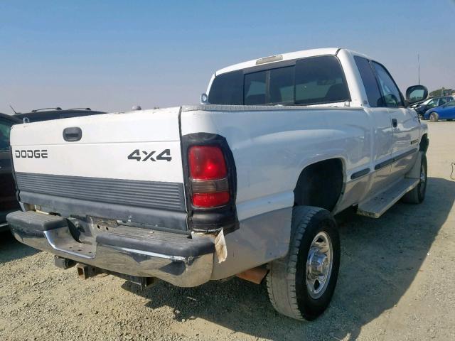 1B7KF23W0WJ168825 - 1998 DODGE RAM 2500 WHITE photo 4