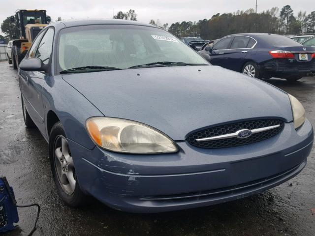 1FAFP5528YA193054 - 2000 FORD TAURUS SES BLUE photo 1