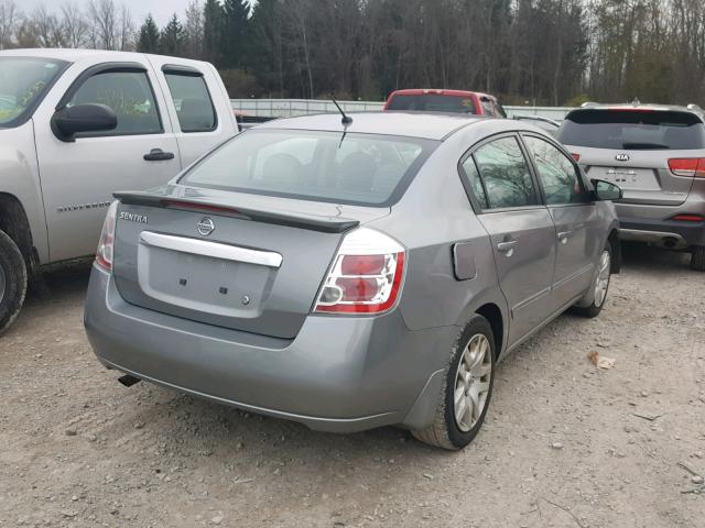 3N1AB6AP0CL782386 - 2012 NISSAN SENTRA 2.0 SILVER photo 4