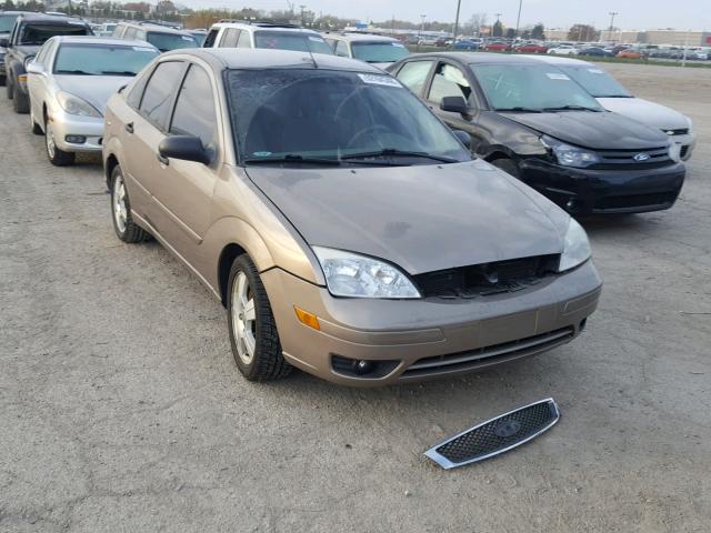 1FAFP34N15W237636 - 2005 FORD FOCUS ZX4 BROWN photo 1