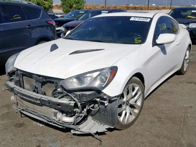 KMHHT6KD1DU083574 - 2013 HYUNDAI GENESIS CO WHITE photo 2