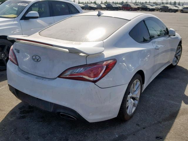 KMHHT6KD1DU083574 - 2013 HYUNDAI GENESIS CO WHITE photo 4